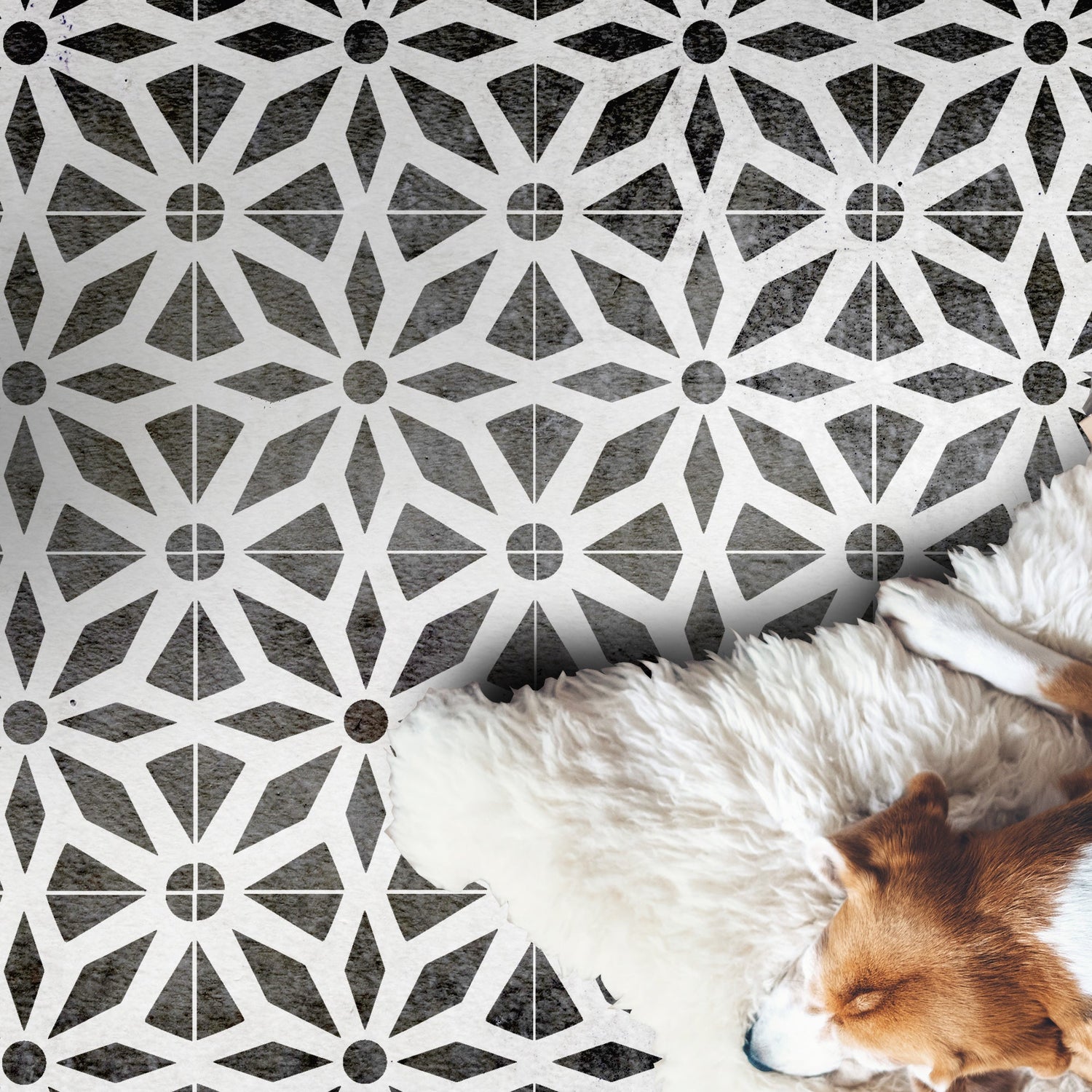 STENCIL | Faux-Tile | Moroccan