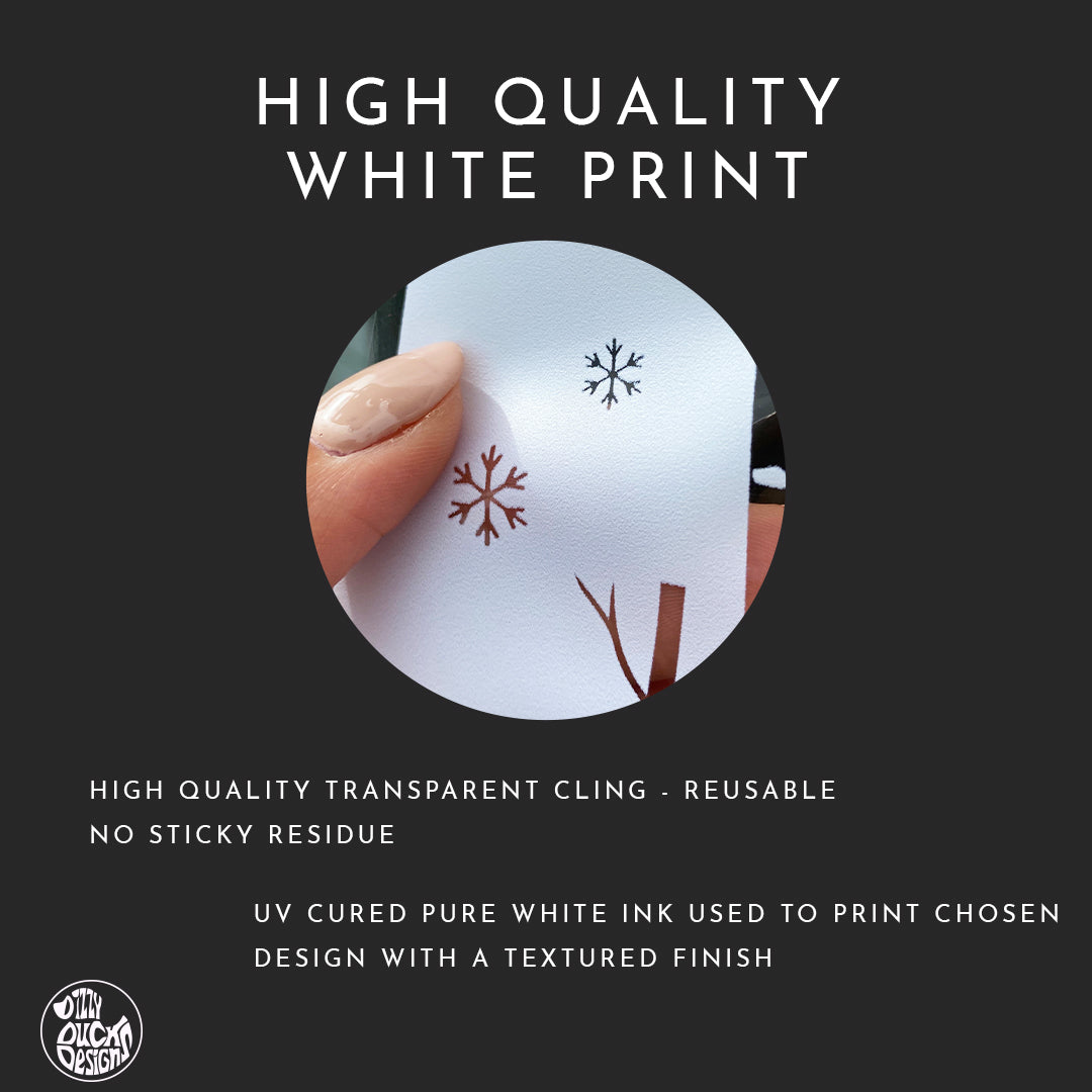 Christmas Village Window Decal