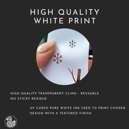 Christmas Village Window Decal