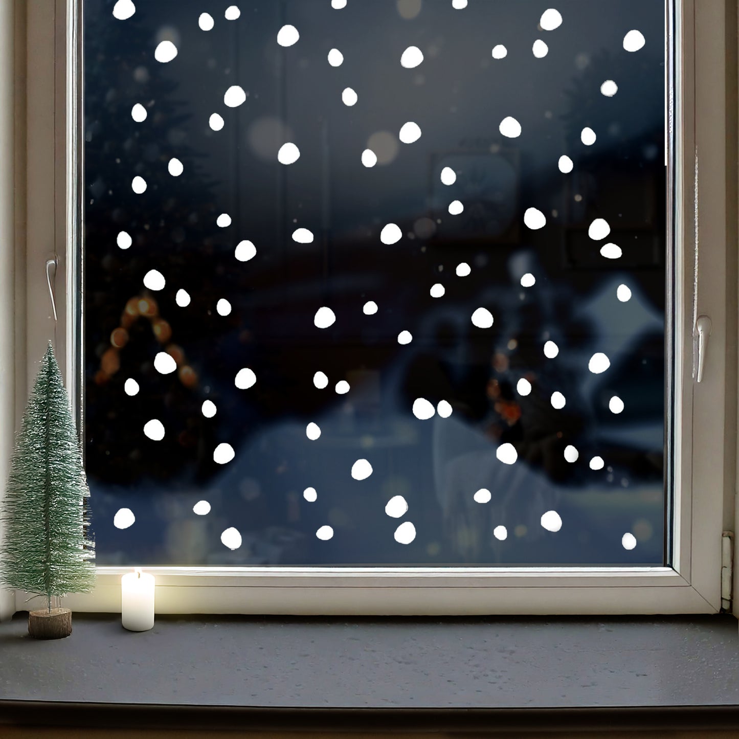 Snow Window Decal Set