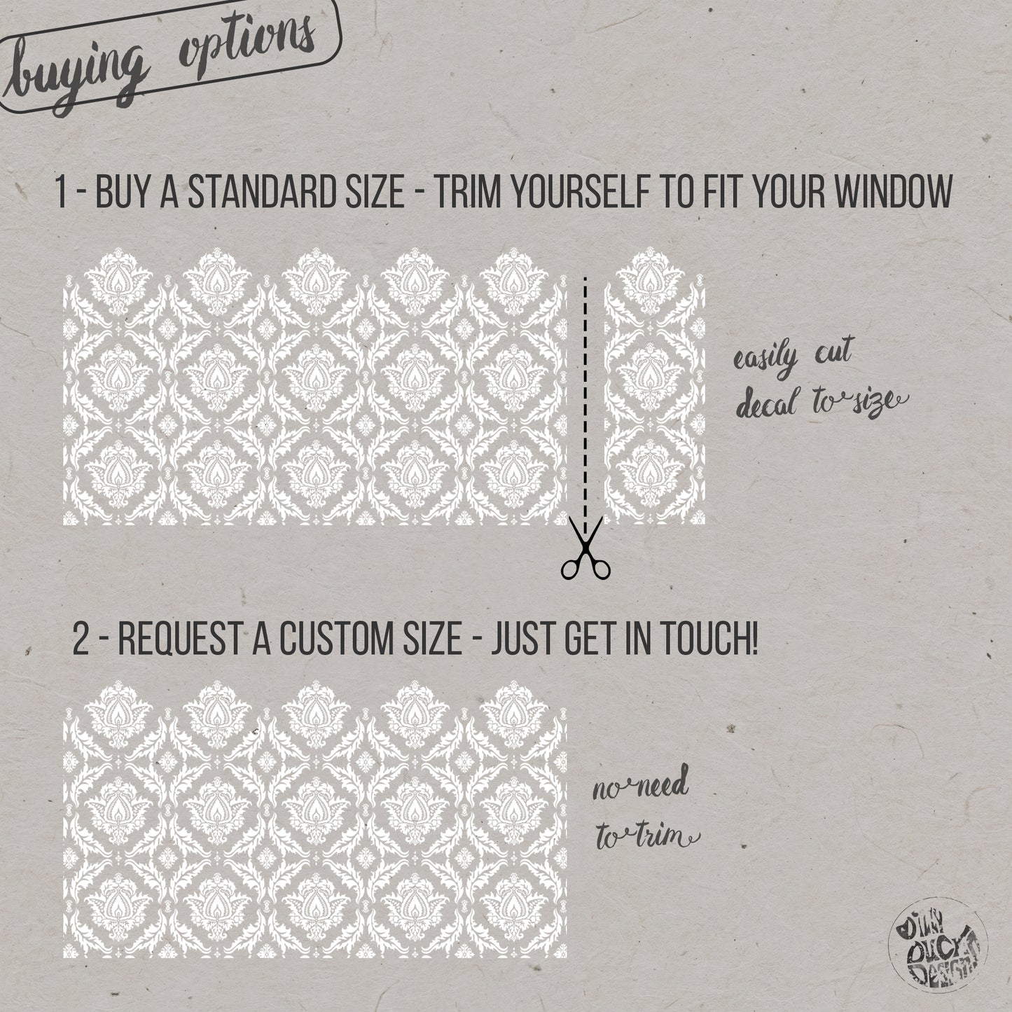 Ankara Frosted Window Privacy Film Border