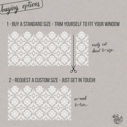 Ankara Frosted Window Privacy Film Border