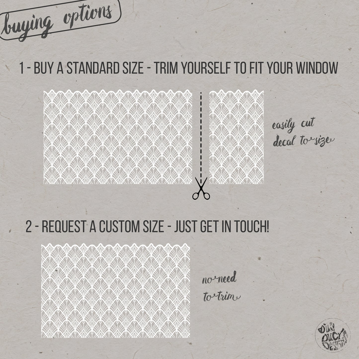 Chicago Frosted Window Privacy Film Border