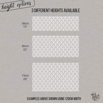 Chicago Frosted Window Privacy Film Border