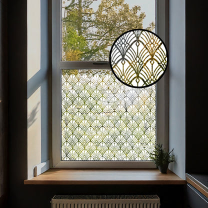 Chicago White Window Privacy Border