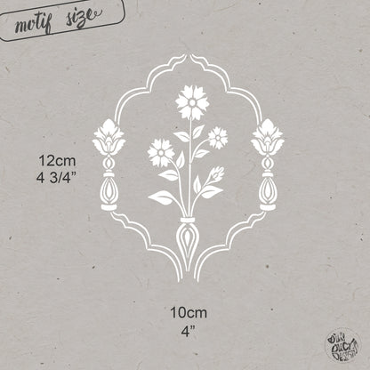 Hamedan Frosted Window Privacy Film Border