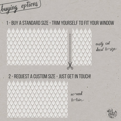 Indore Clear Window Privacy Border