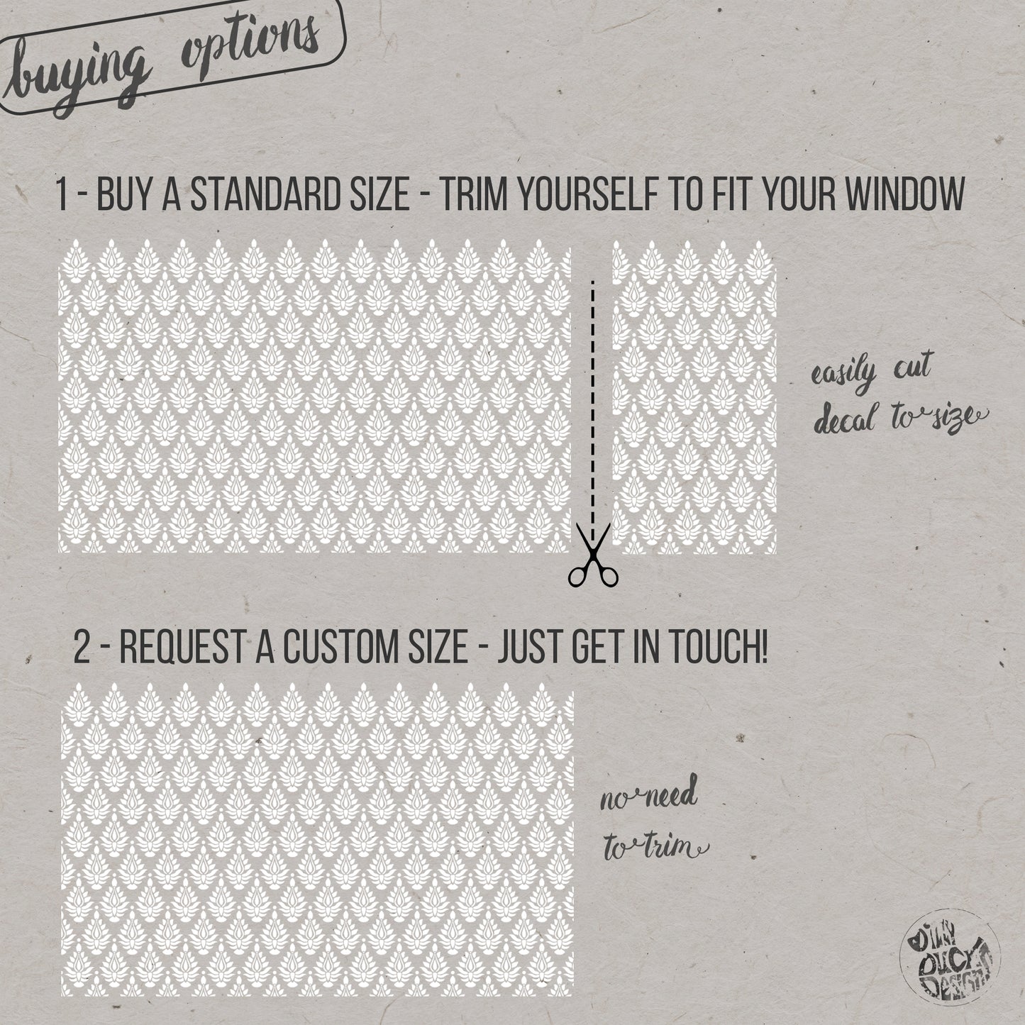 Indore Frosted Window Privacy Film Border