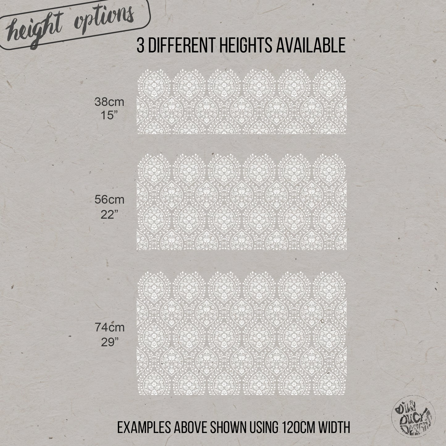 Isfahan Clear Window Privacy Border