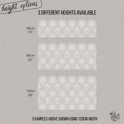 Isfahan Clear Window Privacy Border