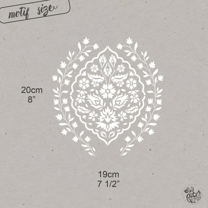 Isfahan Clear Window Privacy Border