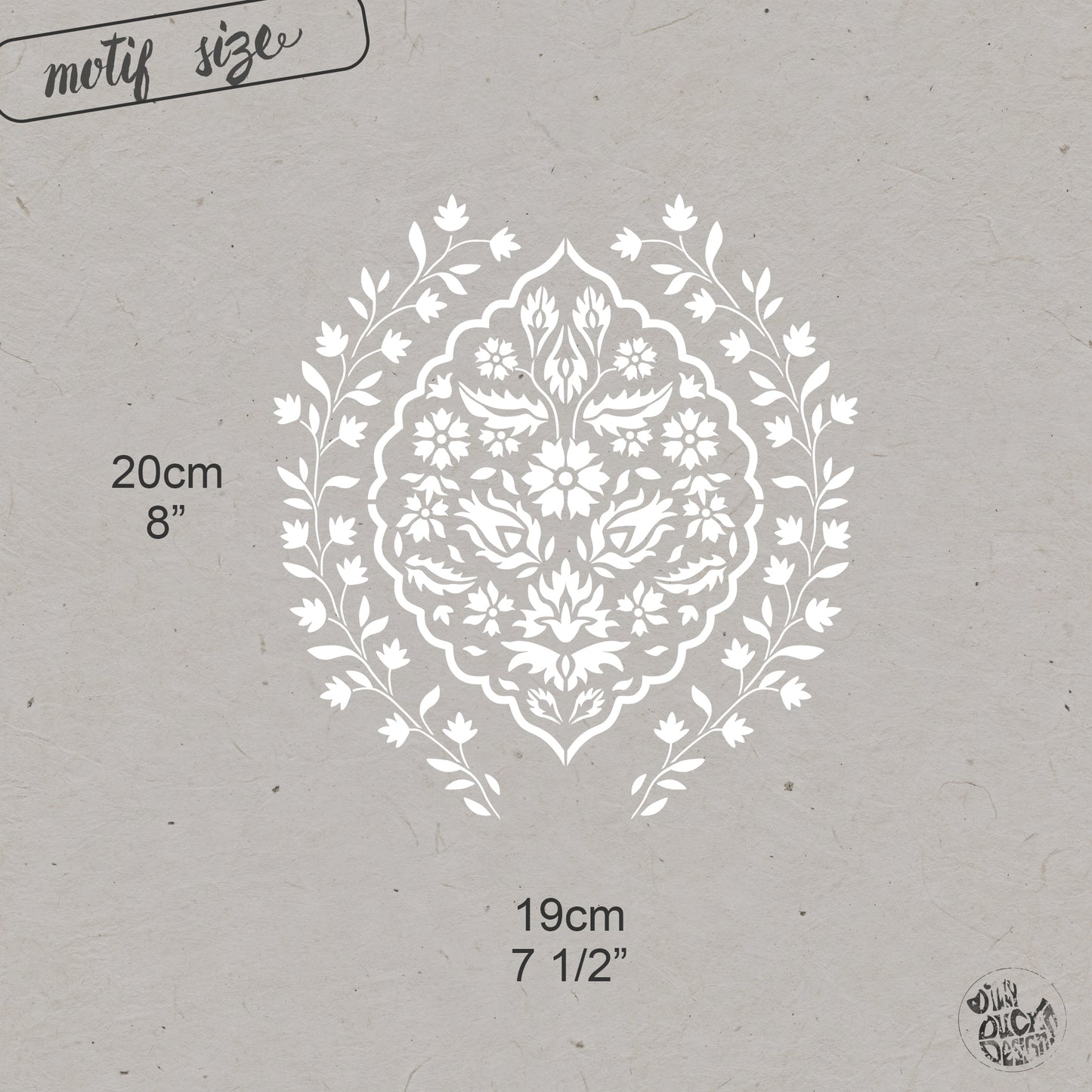 Isfahan Frosted Window Privacy Film Border