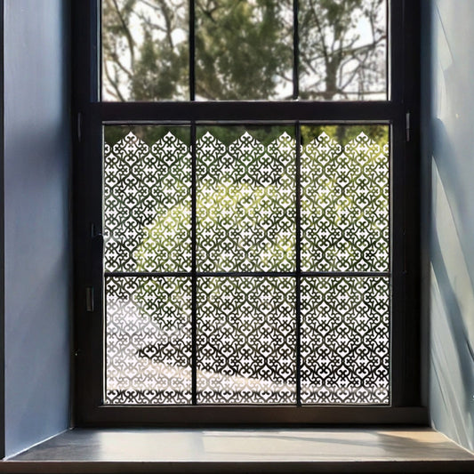 Karachi Clear Window Privacy Border