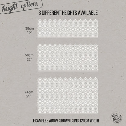 Karachi Frosted Window Privacy Film Border