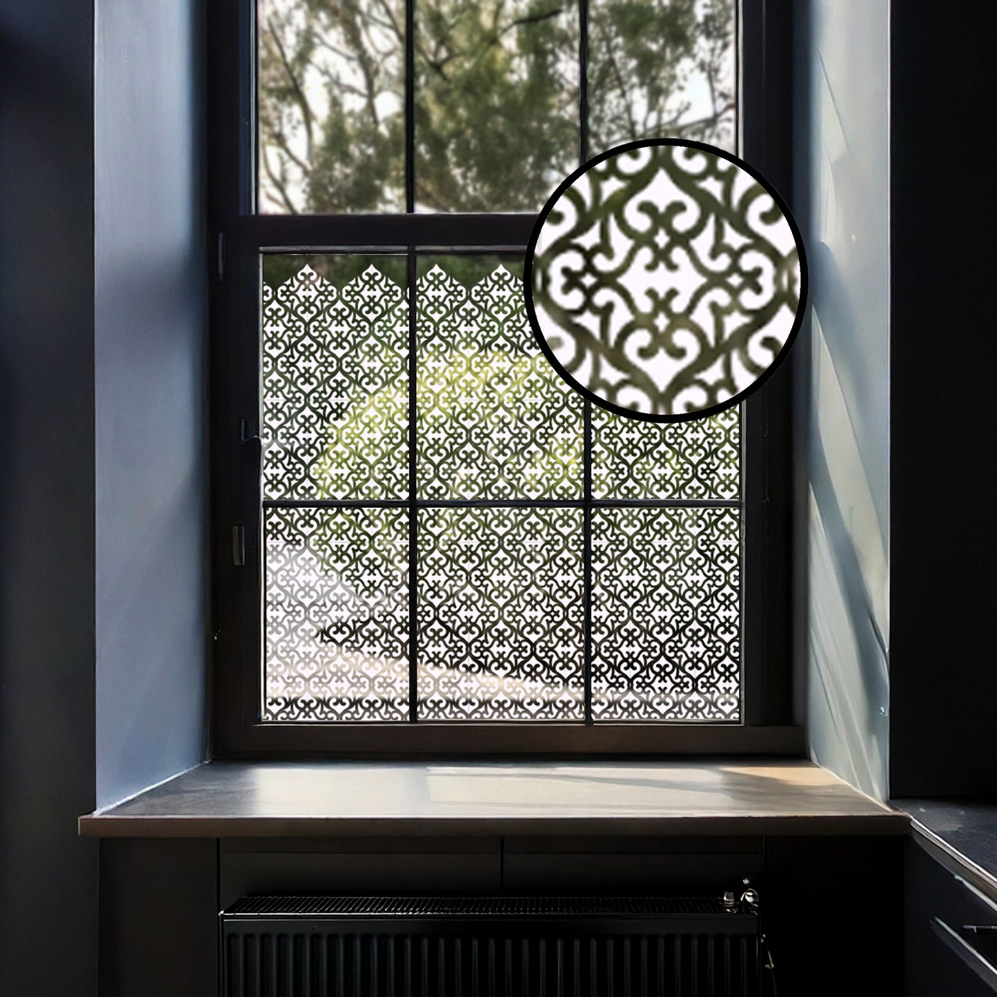 Karachi Clear Window Privacy Border