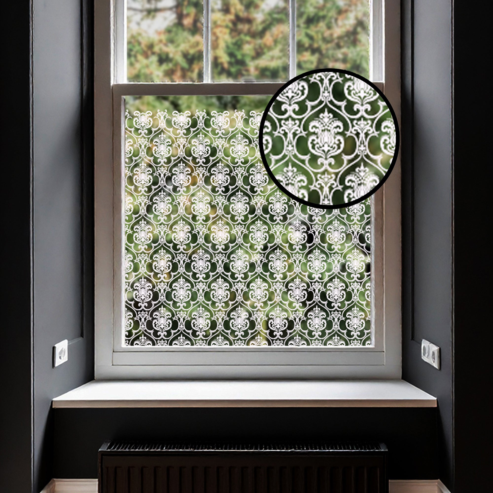 Karim Clear Window Privacy Border – Dizzy Duck Designs