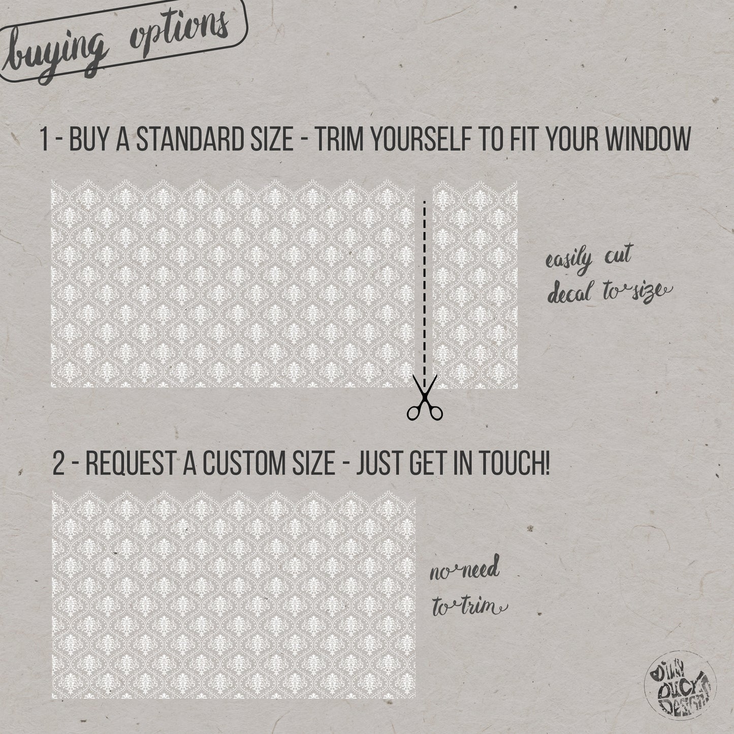 Marjah Frosted Window Privacy Film Border