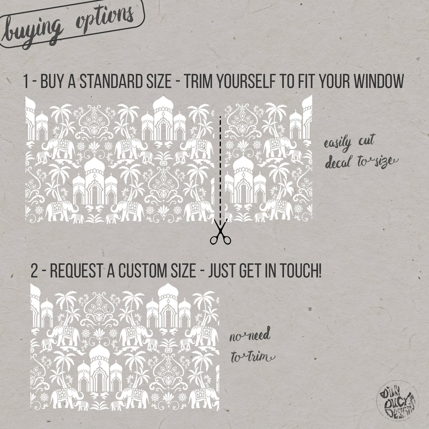 Mumbai Frosted Window Privacy Film Border