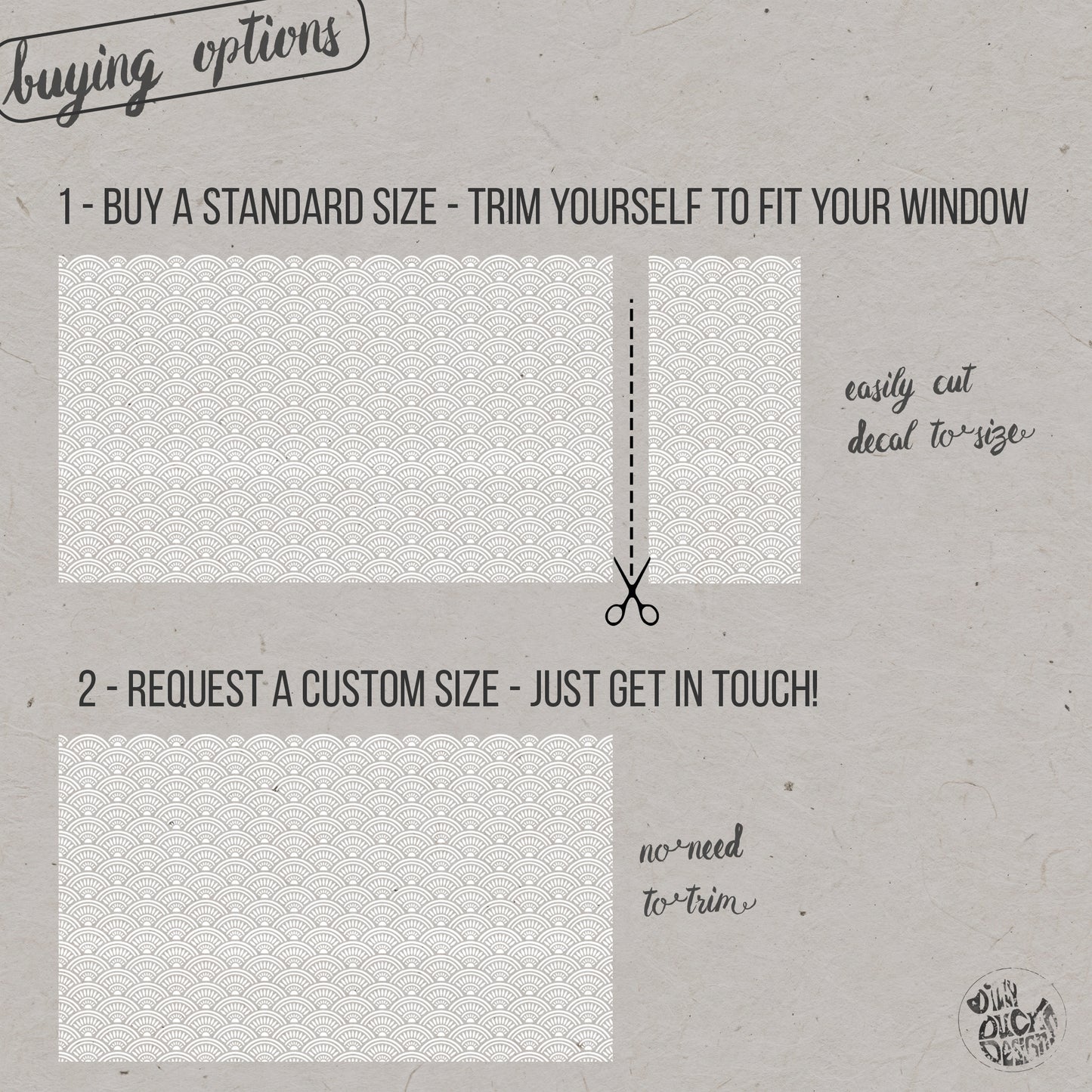 Nagoya Frosted Window Privacy Film Border