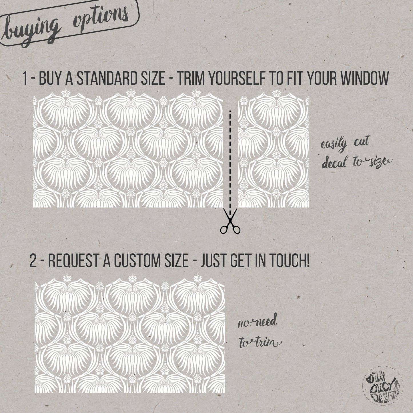 Saveh Frosted Window Film Privacy Border