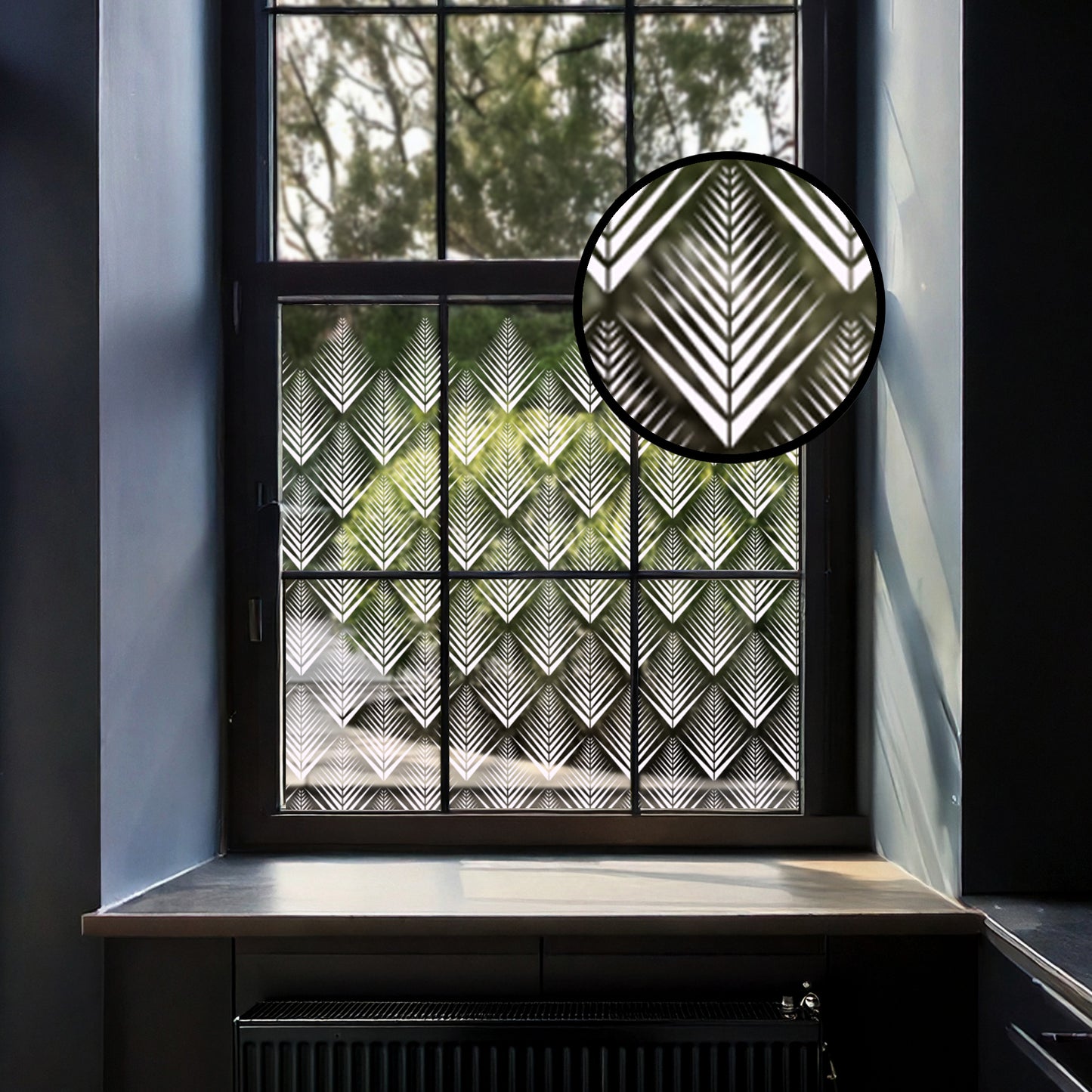 Shelby Clear Window Privacy Border