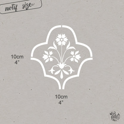 Shiraz Frosted Window Privacy Film Border