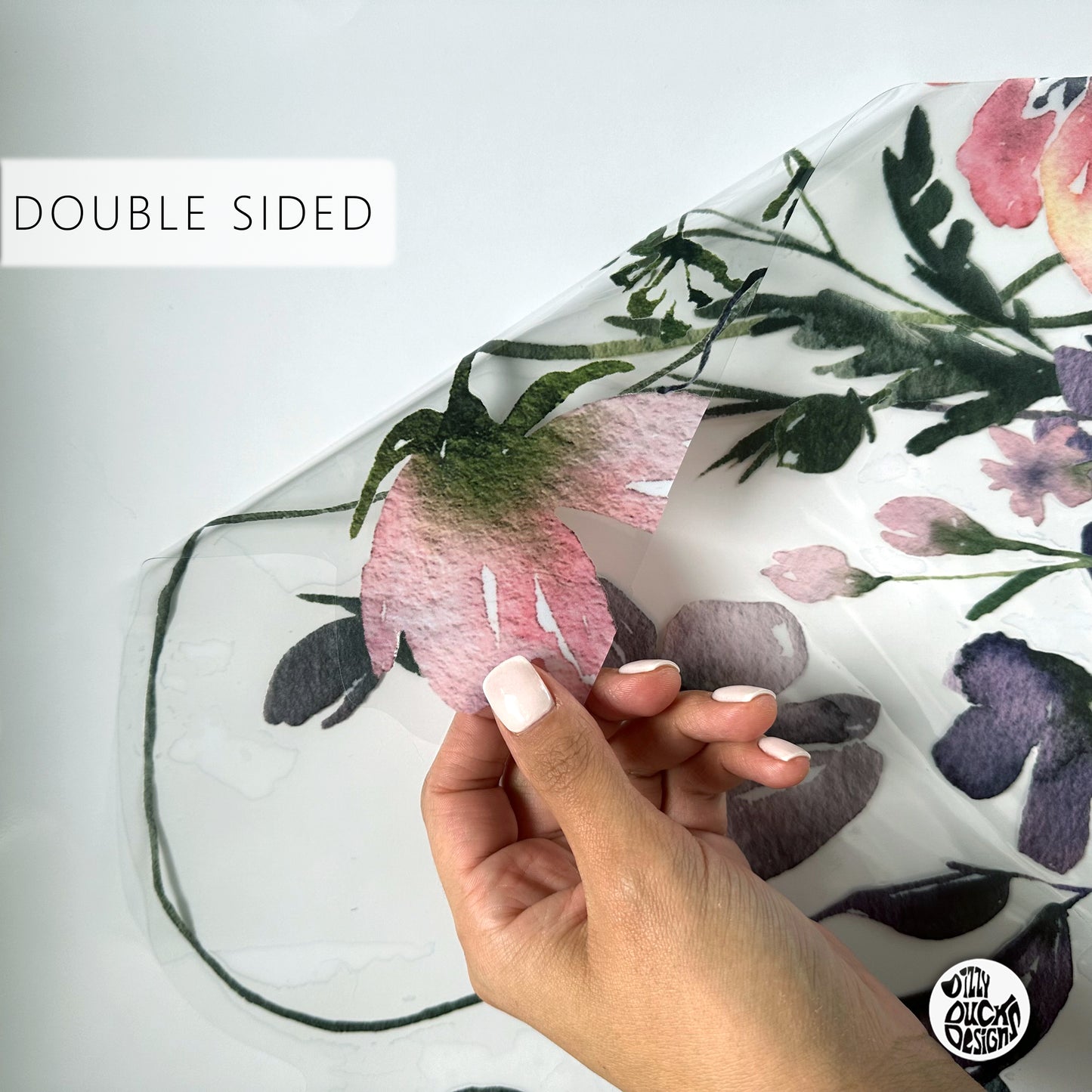 Summer Flowers Mother's Day Window Decal