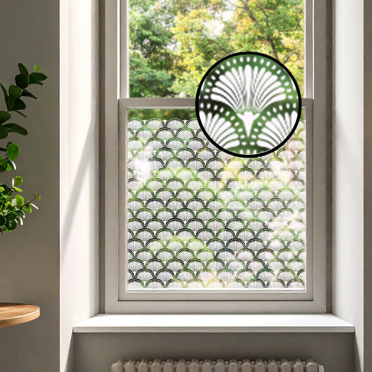 Thebes Clear Window Privacy Border