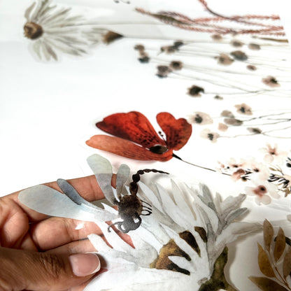 Wild Flower Mother's Day Window Decal