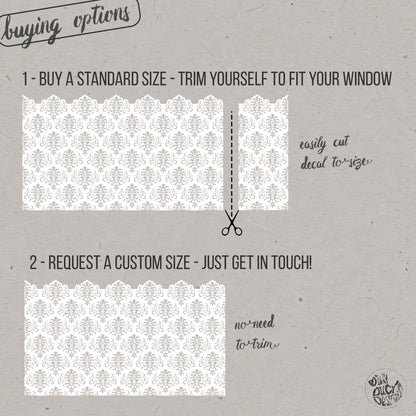 Zahedan Frosted Window Privacy Film Border