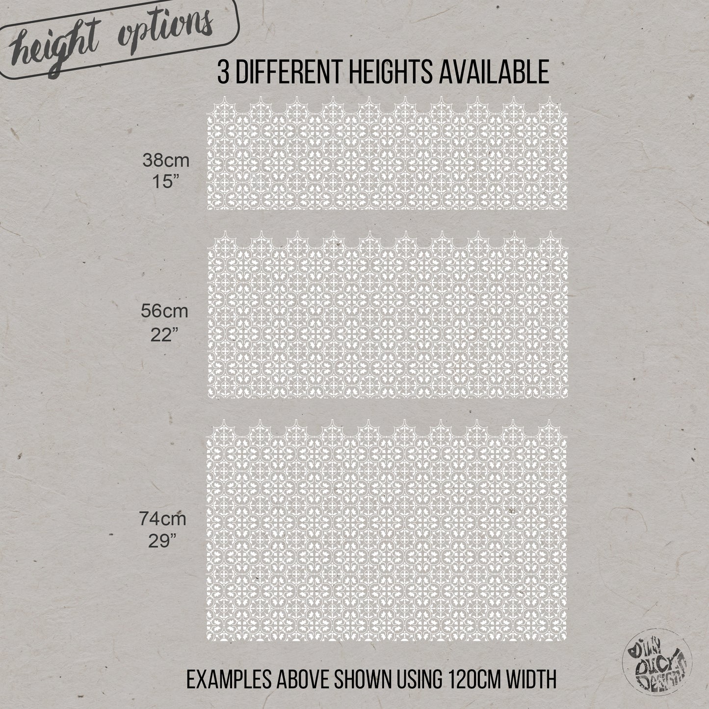 Zamora Trellis Clear Window Privacy Border (Clear)