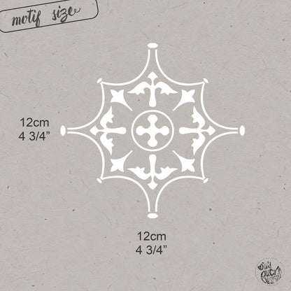 Zamora Trellis Clear Window Privacy Border (Clear)