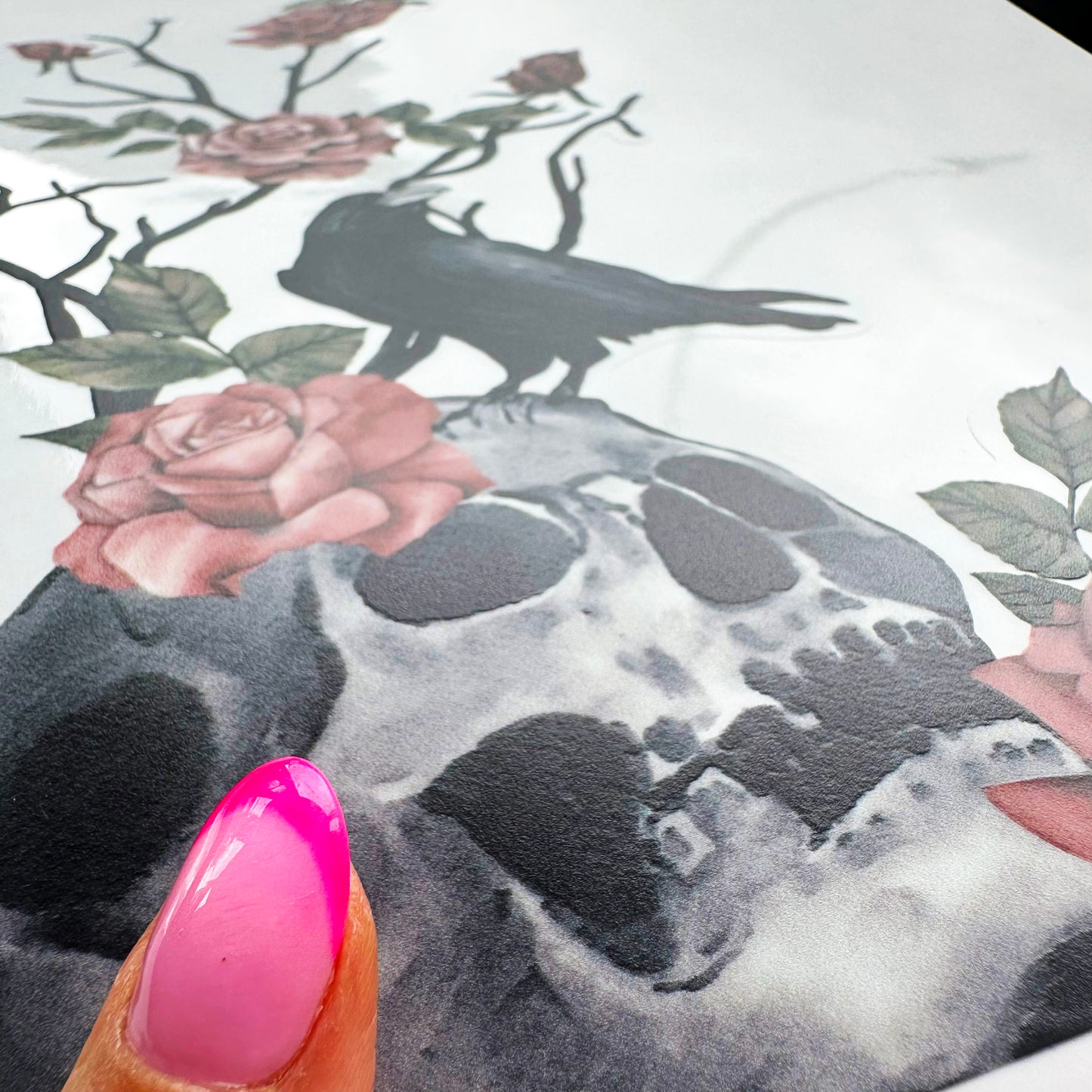 2x Gothic  Corner Window Decals