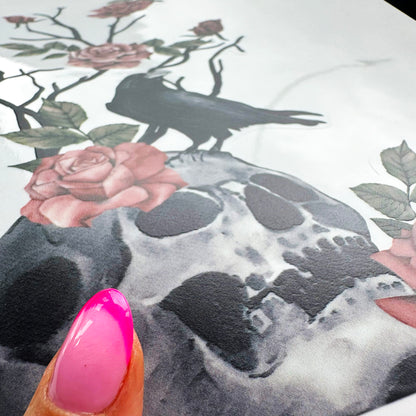 2x Gothic  Corner Window Decals