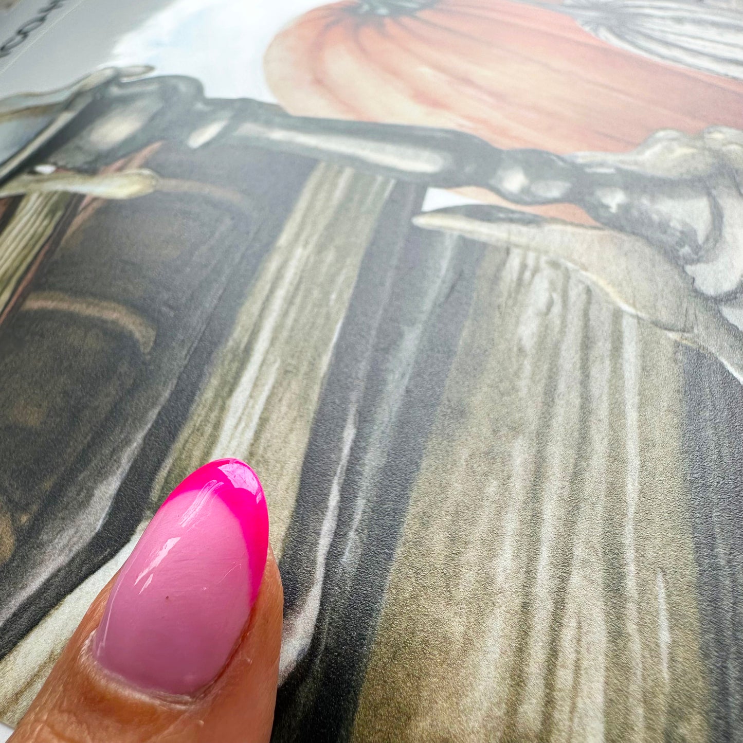 Happy Halloween Quote Black Cat with Pumkins Window Decal