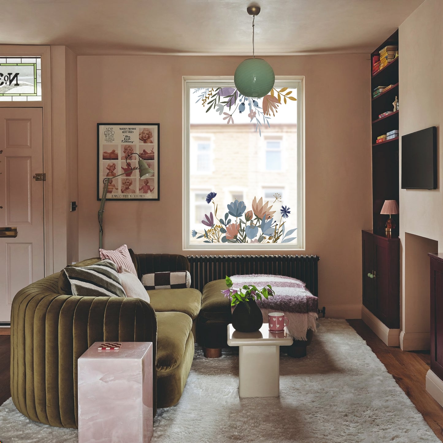 Spring Flower Window Decal