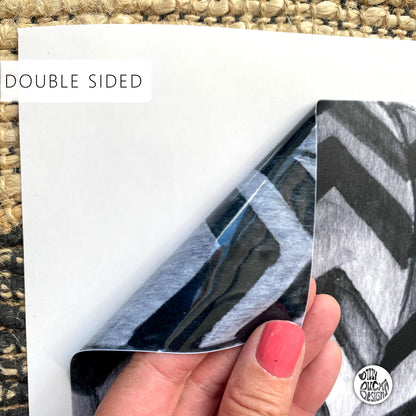 Halloween Black Orange Pumpkins on Pedestals Window Decal