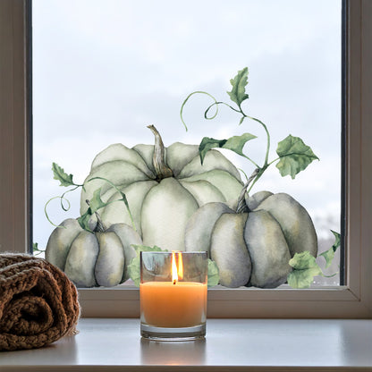 White Pumpkin Decal