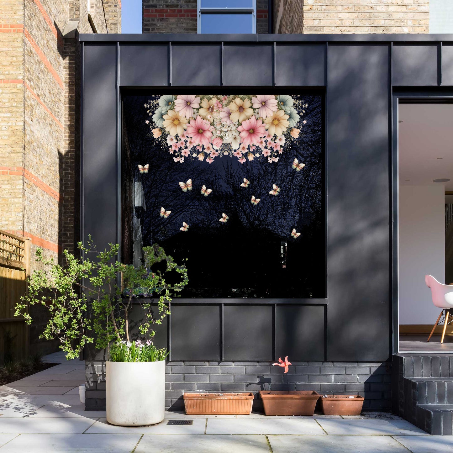 Spring Daisy Flowers Window Decal