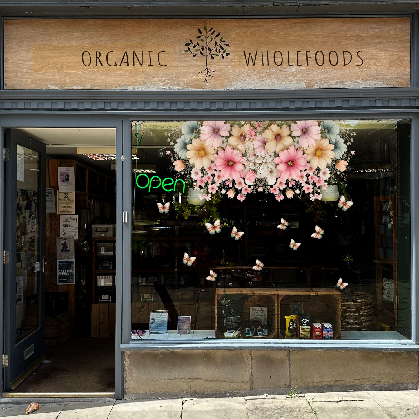 Spring Daisy Flowers Window Decal