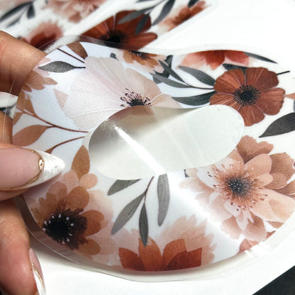 Happy Mother's Day Boho Floral Window Decal Quote