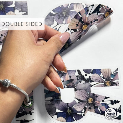 Happy Mother's Day Magical Botanical Flowers Window Decal Quote