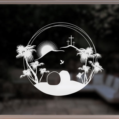 Easter Story Ring Window Decal