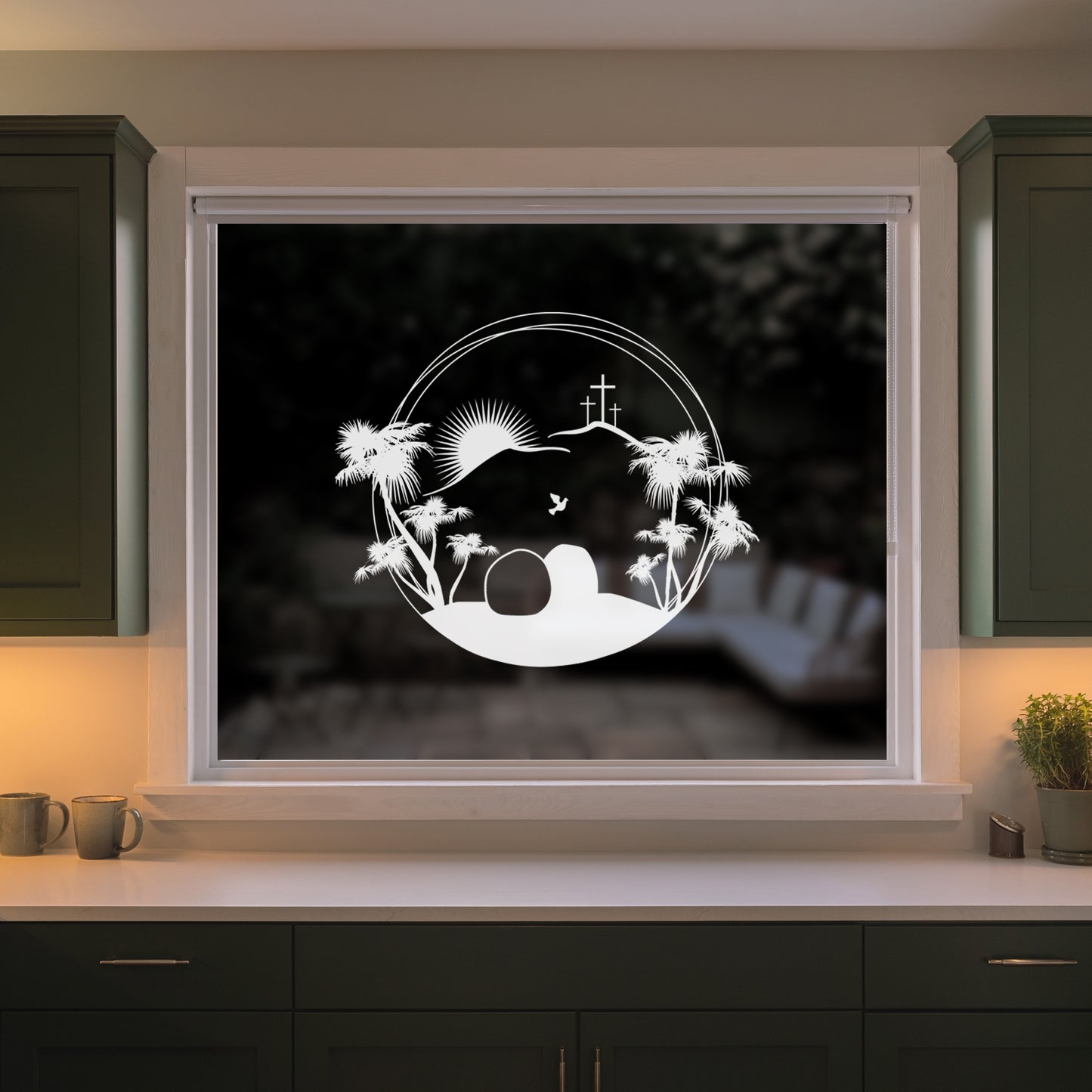 Easter Story Ring Window Decal