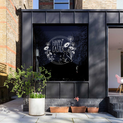 Easter Bunny Ring Window Decal