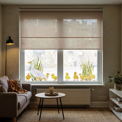 Mummy Duck & Ducklings Window Decal Set