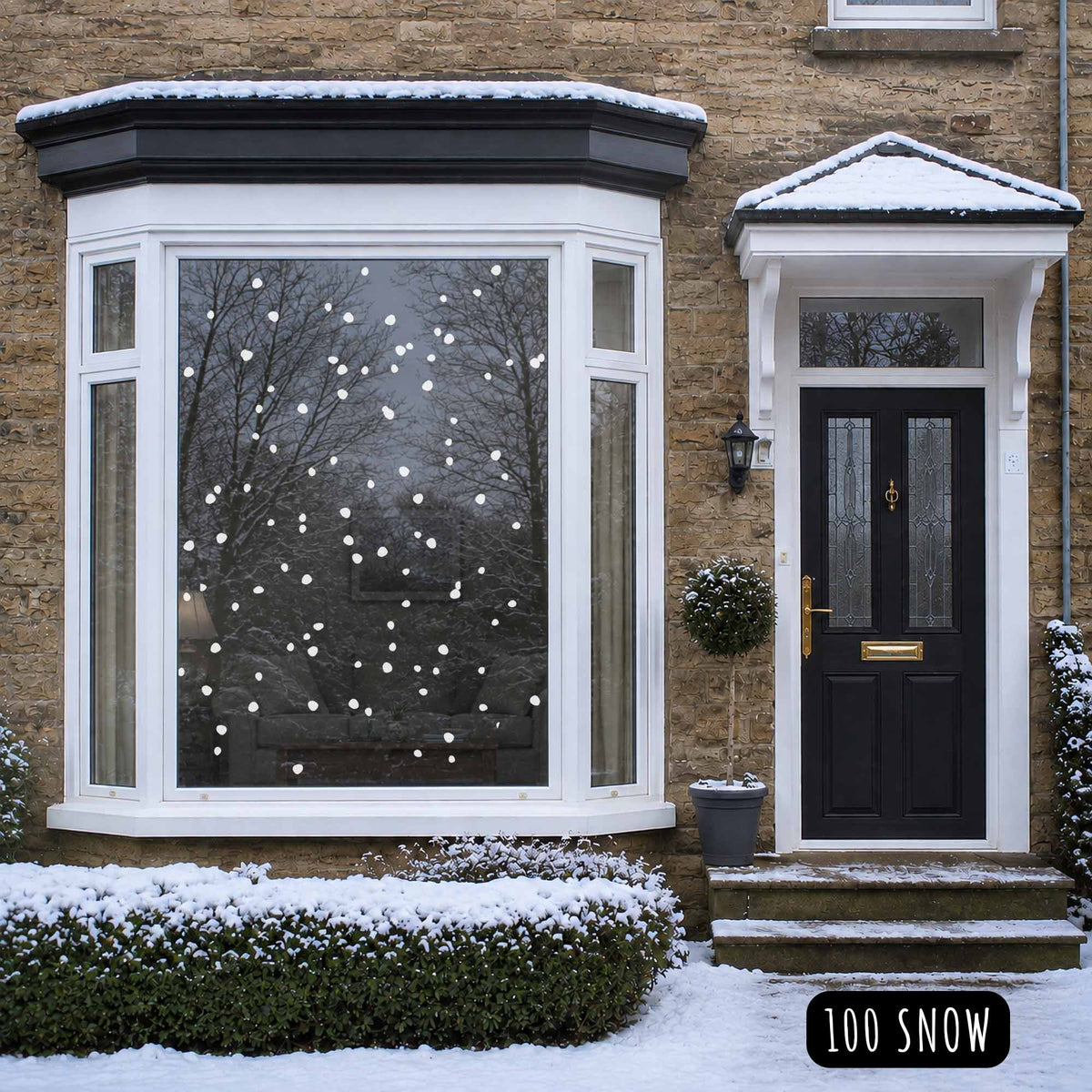 Snow Window Decal Set