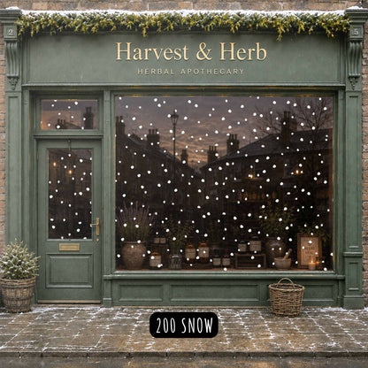 Snow Window Decal Set