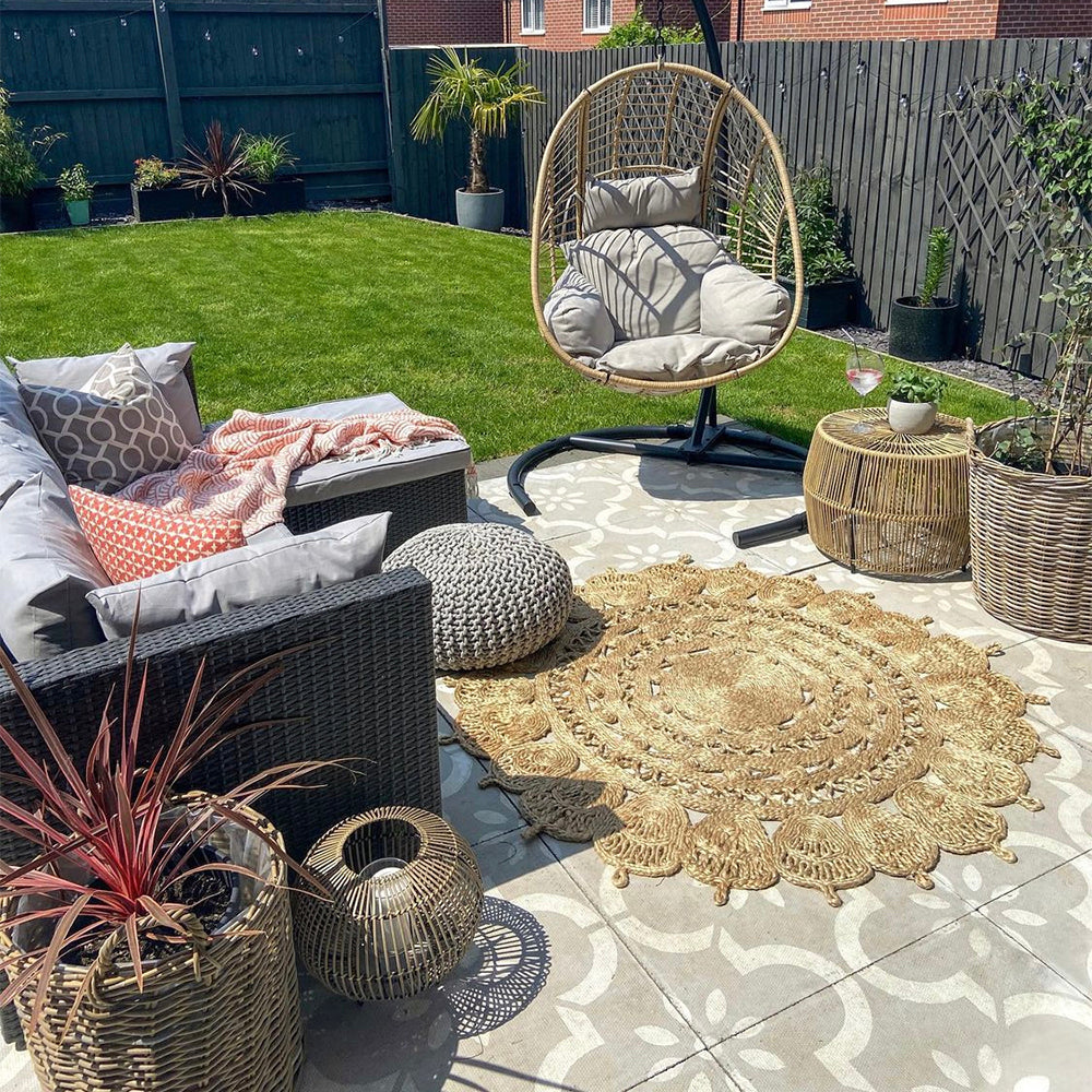 Stencil your Patio – Dizzy Duck Designs