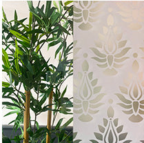 Indore Frosted Window Privacy Film Border